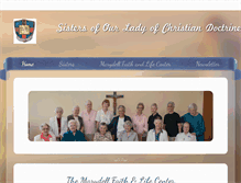 Tablet Screenshot of marydellsisters.com